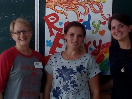 Lindsay, Mary and me)